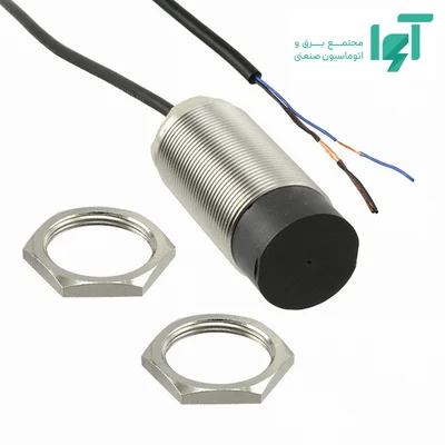 سنسور القایی استوانه‌ای امرن E2B-M30LN30-WP-B1 2M با اتصال کابلی